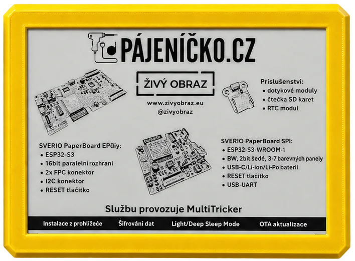 Živý obraz na zařízení Pájeníčko